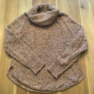 Prana women’s M knit sweater in pink grey, coral,white